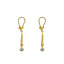 22K Multi Tone Gold Necklace & Earrings Set W/ Double Rope Collar & Textured Beads - Virani Jewelers