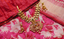 22K Gold Pachi Mango mala Necklace Set - Virani Jewelers