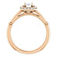 Pave Diamond Halo Solitaire Engagement Ring - Virani Jewelers