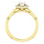 Pave Diamond Halo Solitaire Engagement Ring - Virani Jewelers