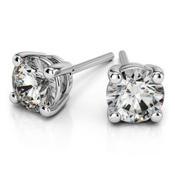14K White Gold Diamond Earrings - Virani Jewelers