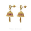 22K Gold Antique Necklace and Earrings Set - Virani Jewelers