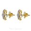 0.62CT Daisy Diamond Stud Earrings Set in 18K Yellow Gold - Virani Jewelers