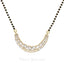 1.13 CT 3 Strand Diamond Pendant Set in 18K Yellow Gold W/ Tear Drop Accents - Virani Jewelers
