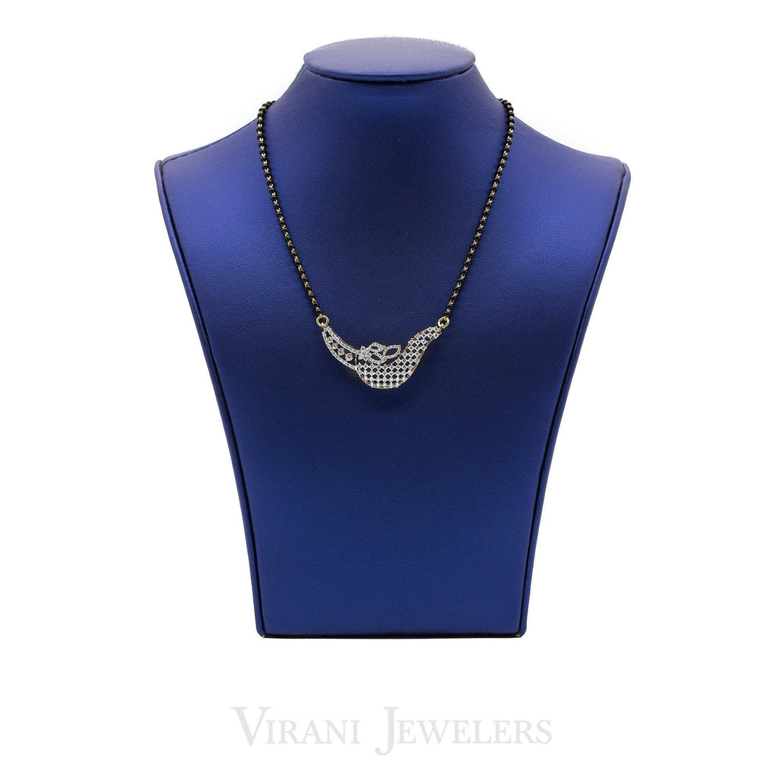Diamond mangalsutra set design clearance