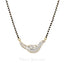 1.12 CT Diamond Pendant Mangalsutra Set in 18K Yellow Gold W/ Sultry Sled Design - Virani Jewelers