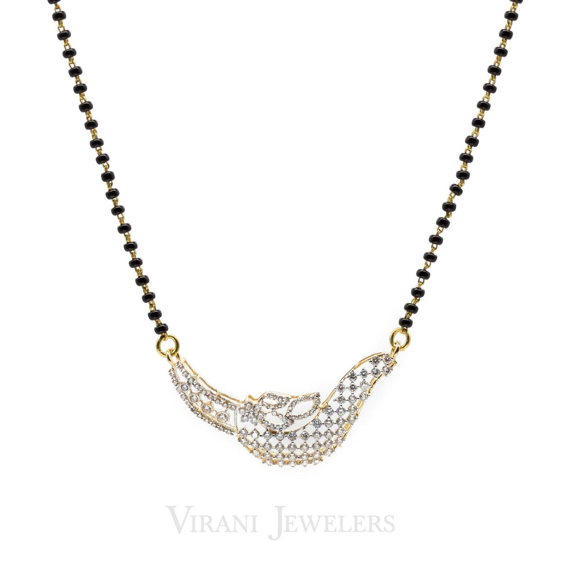 Diamond mangalsutra set design clearance