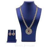 15.65 CT Diamond Necklace and Earring Set W/ Heart Shaped Chain Link - Virani Jewelers | 15.65 CT Diamond Necklace and Earring Set W/ Heart Shaped Chain Link for women. The unique gold h...