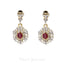 15.65 CT Diamond Necklace and Earring Set W/ Heart Shaped Chain Link - Virani Jewelers