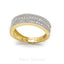 0.53CT Diamond Encrusted Ring Set in 14K Yellow Gold - Virani Jewelers