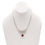 2.29CT Diamond Necklace and Earrings in 18K White Gold W/ Changeable Gem Pendant - Virani Jewelers