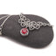 2.29CT Diamond Necklace and Earrings in 18K White Gold W/ Changeable Gem Pendant - Virani Jewelers