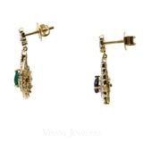 2.18CT Oval Diamond Pendant & Earrings Set in 18K Yellow W/Changeable Centered Pendant - Virani Jewelers | 2.18CT Oval Diamond Pendant & Earrings Set in 18K Yellow W/Changeable Centered Pendant for wo...