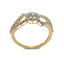 0.35CT Diamond Ring Set in 18K Yellow Gold W/ Asymmetric Baguettes - Virani Jewelers