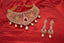 22.14 CT VVS Diamond Bridal Choker Necklace & Earrings Set, W/ Ruby & Pearl Accents - Virani Jewelers