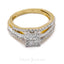 0.99CT Diamond Engagement & Wedding Ring in 14K Yellow Gold, Set of 2 - Virani Jewelers
