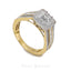 0.99CT Diamond Engagement & Wedding Ring in 14K Yellow Gold, Set of 2 - Virani Jewelers