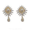 10.08CT Diamond Necklace and Earring in 18K Yellow Gold W/ Cable Link Chain - Virani Jewelers