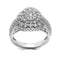 1.31CT Brilliant Engagement Diamond Ring Set in 14K White Gold W/ Round Frame - Virani Jewelers