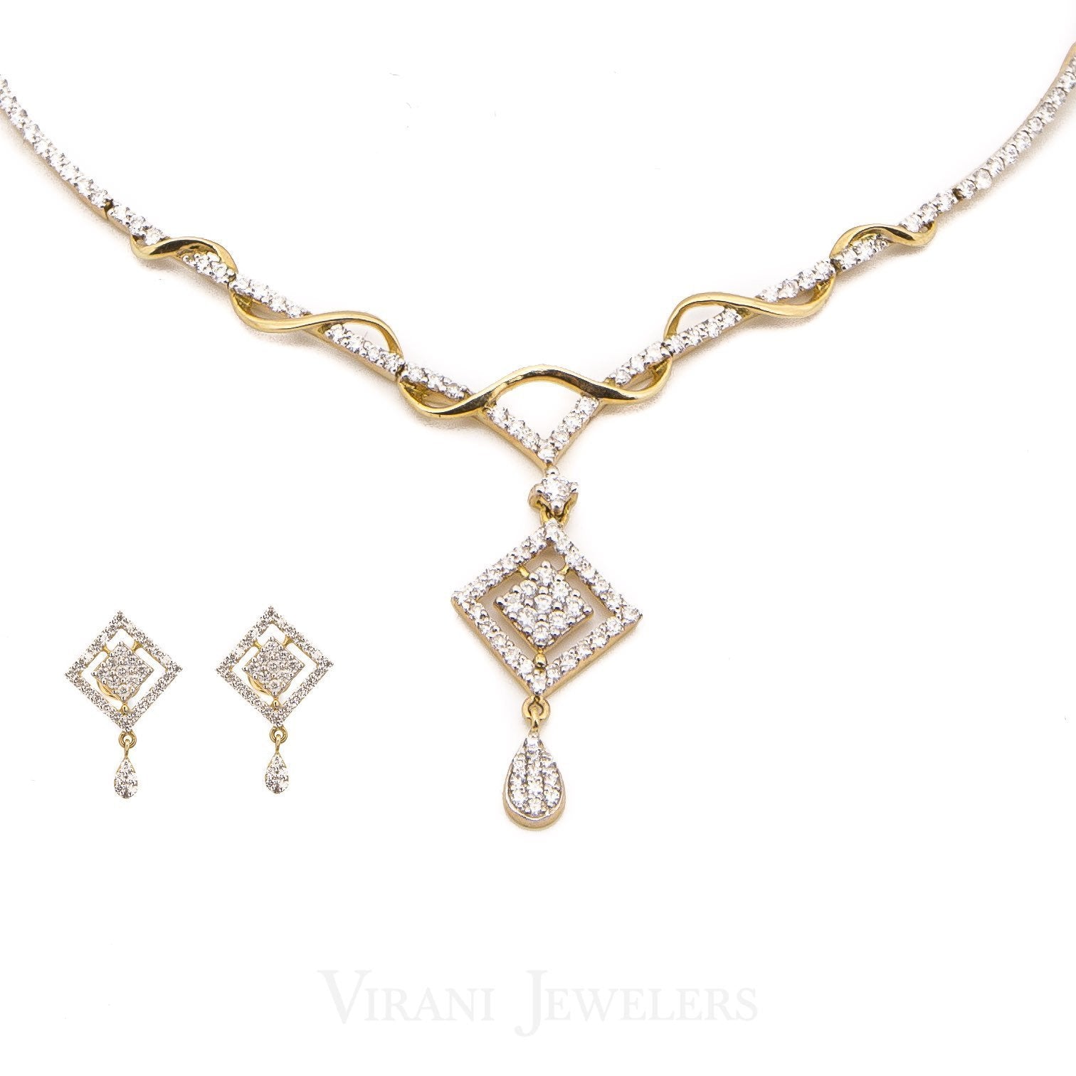 Diamond choker set with price shop