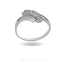 0.33CT Diamond Crossover Baguette Ring Set in 14K White Gold - Virani Jewelers