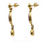 22K Antique Gold KundanNecklace & Earring Set W/ Pearl & Hand-Painted Accents - Virani Jewelers