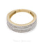 0.53CT Micro Pave Diamond Band Ring Set in 14K Yellow Gold - Virani Jewelers