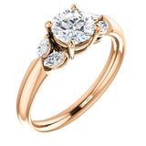 Virani Classic Five-Stone Diamond Engagement Ring - Virani Jewelers | 