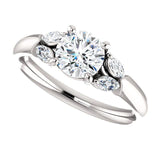 Virani Classic Five-Stone Diamond Engagement Ring - Virani Jewelers | 