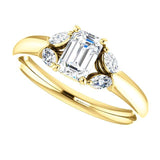 Virani Classic Five-Stone Diamond Engagement Ring - Virani Jewelers | 