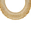 22K Yellow Antique Gold Beaded Jewelry Set (92.3gm)