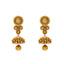 22K Yellow Gold Antique Choker Necklace Set (89.4gm)