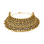 22K Yellow Gold Antique Choker Necklace Set (81.8gm)