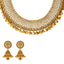 22K Yellow Antique Gold Beaded Jewelry Set (98.6gm)