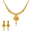 22K Yellow Gold Beaded Jewelry Set (27.6gm)