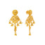 22K Yellow Gold & Beaded Filigree Indian Jewelry Set