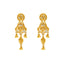 22K Yellow & White Gold Indian Jewelry Set