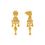 22K Yellow & White Gold Indian Jewelry Set