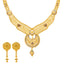 22K Yellow Gold Traditional Indian Jewelry Set