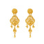 22K Yellow Gold Beaded Filigree Earring & Necklace Set
