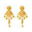 22K Yellow Gold & Beaded Filigree Indian Jewelry Set