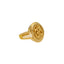 22K Yellow Gold Round Om Ring (10.9gm)