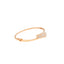 18K Rose Gold & CZ Bangle (8.7gm)