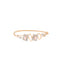 18K Rose Gold & CZ Bangle (11.4gm)