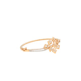 18K Rose Gold & CZ Bangle (10.1gm) | 


This dazzling 18k rose gold bangle features a unique geometric design embedded with a gorgeous...