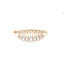 18K Rose Gold & CZ Bangle (13.4gm)