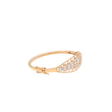 18K Rose Gold & CZ Bangle (12.2gm) | 


This 18k rose gold bangle features a front facing design adorned with sparkling cubic zirconia...