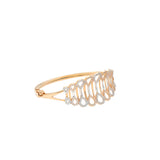 18K Rose Gold & CZ Bangle (13.4gm) | 


Wearing this delightful 18k rose gold bangle will make you look and feel like royalty. The shi...