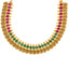22K Yellow Gold. Ruby & Emerald Kasu Choker Necklace (32.2gm)