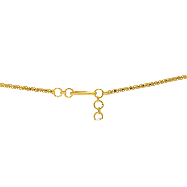 22K Yellow Gold Choker with CZ & Gemstones (40.3gm) | 


With beautiful engravings and stunning gemstones, this 22k gold choker necklace is the perfect...